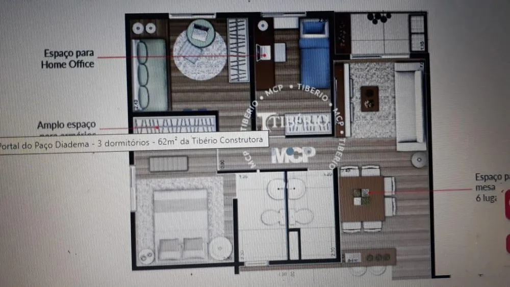 Apartamento, 3 quartos, 59 m² - Foto 16