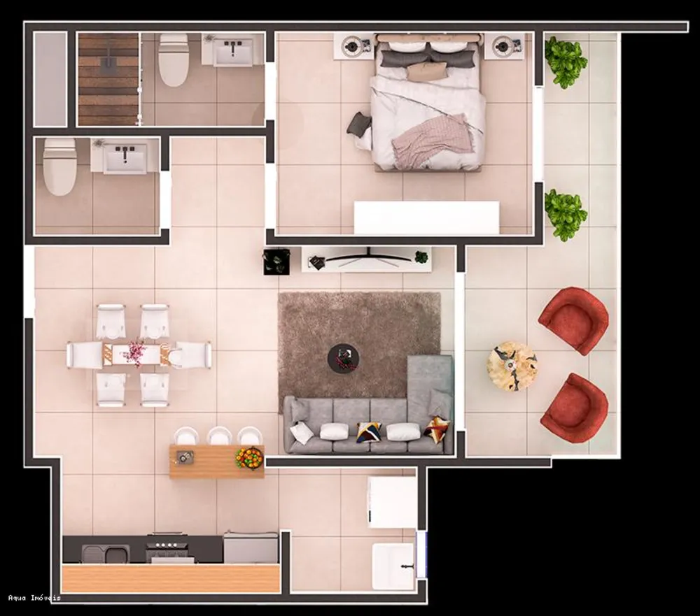 Apartamento, 2 quartos, 60 m² - Foto 9