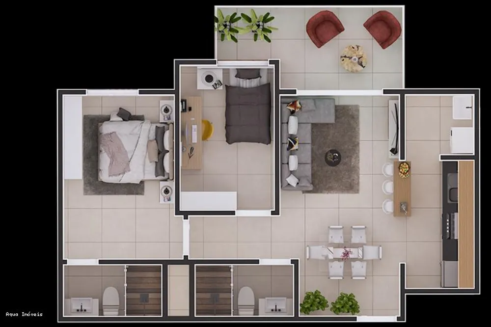 Apartamento, 2 quartos, 60 m² - Foto 12