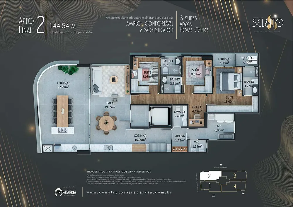 Apartamento, 3 quartos, 151 m² - Foto 8