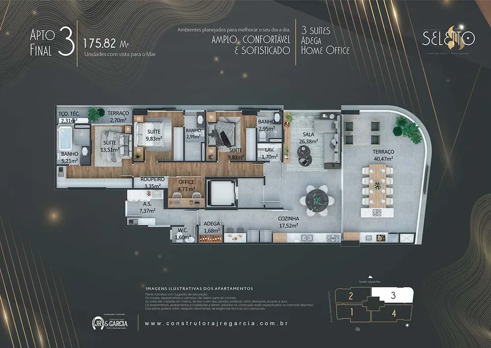 Apartamento, 3 quartos, 151 m² - Foto 9