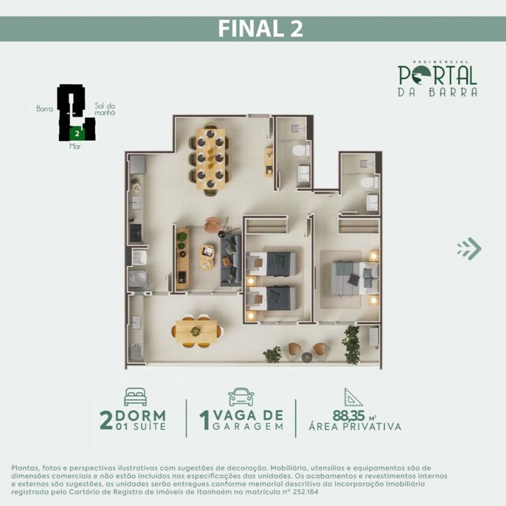 Apartamento, 2 quartos, 71 m² - Foto 15