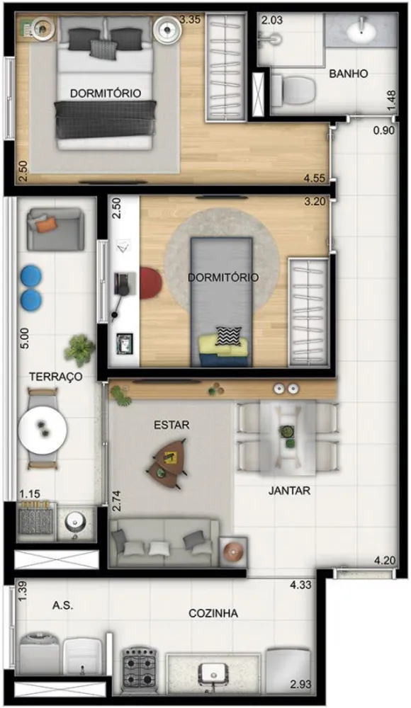 Apartamento, 3 quartos, 75 m² - Foto 11