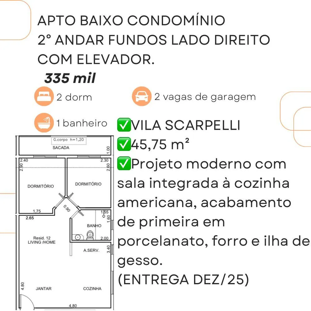 Apartamento, 2 quartos, 47 m² - Foto 12