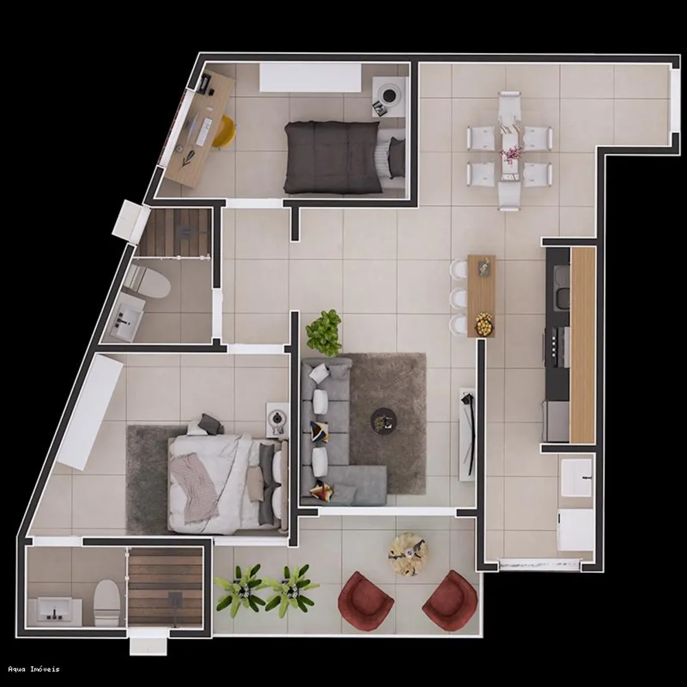 Apartamento, 1 quarto, 52 m² - Foto 10