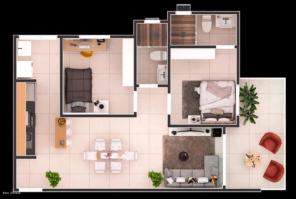 Apartamento, 1 quarto, 52 m² - Foto 7