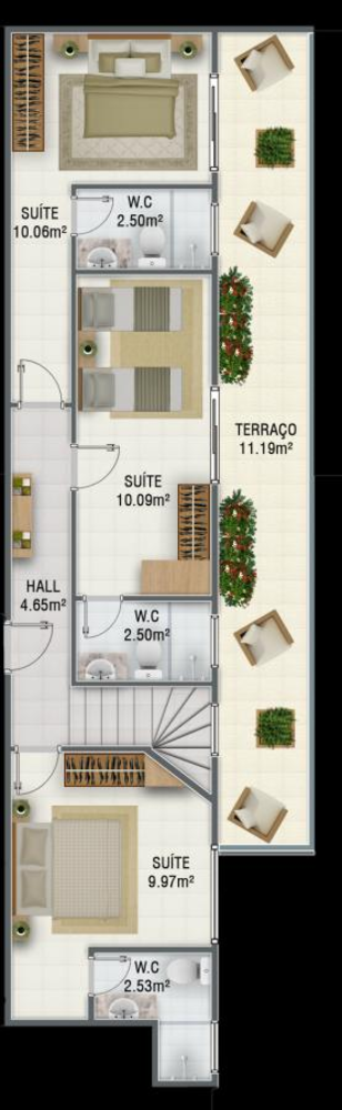 Apartamento, 2 quartos, 68 m² - Foto 9