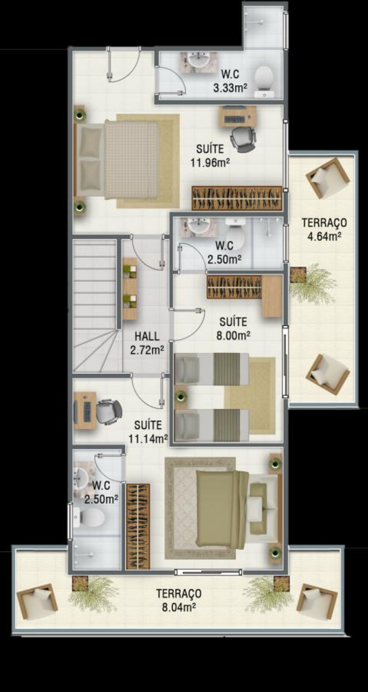 Apartamento, 2 quartos, 68 m² - Foto 6