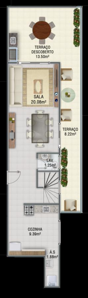 Apartamento, 2 quartos, 68 m² - Foto 2