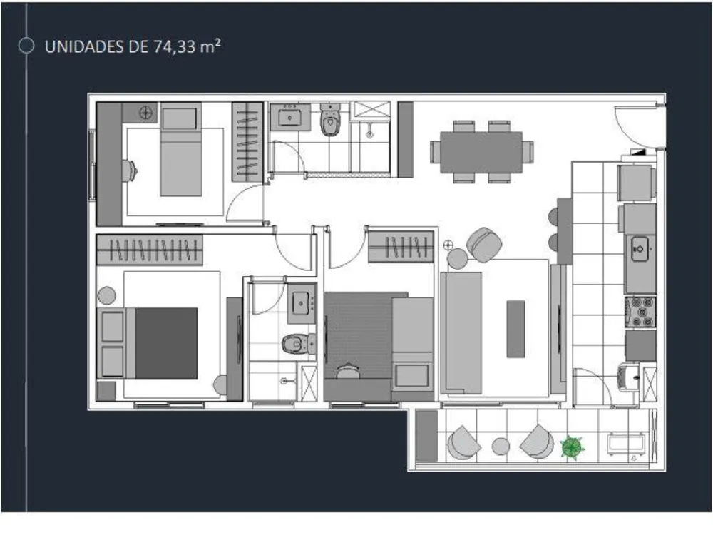 Apartamento, 2 quartos, 61 m² - Foto 6
