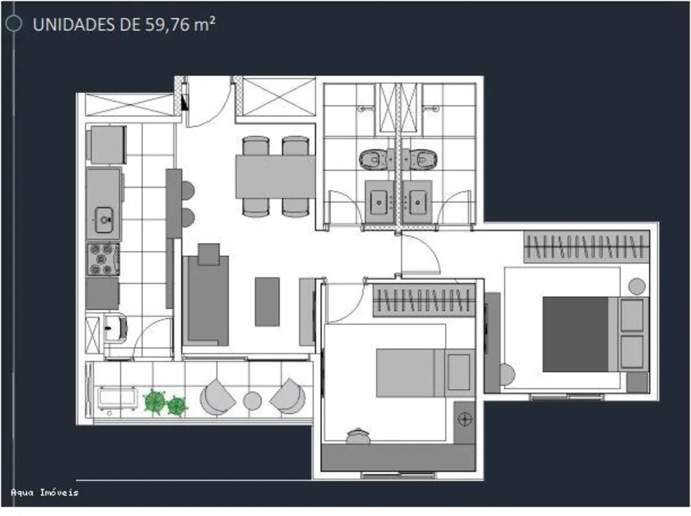 Apartamento, 2 quartos, 61 m² - Foto 5