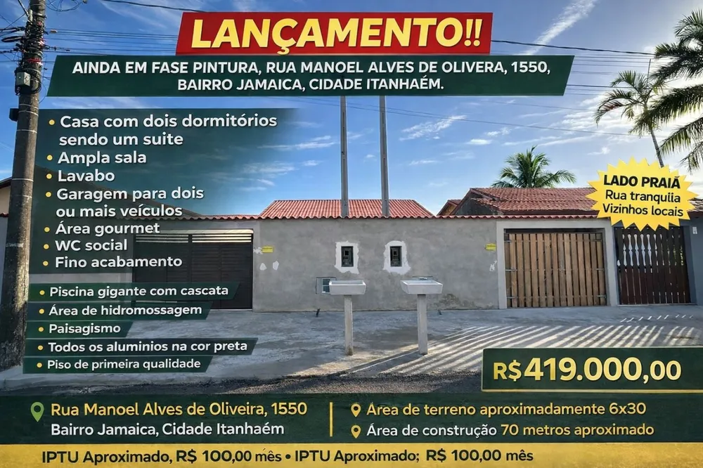 Casa, 2 quartos - Foto 1