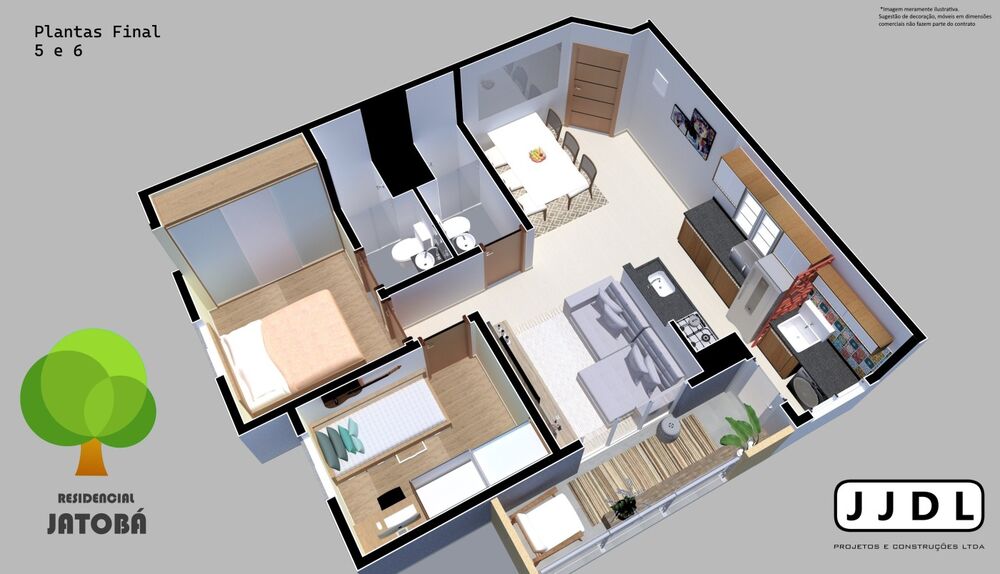 Apartamento, 2 quartos, 55 m² - Foto 8