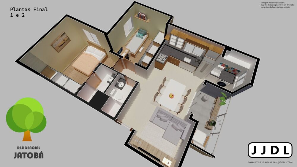 Apartamento, 2 quartos, 55 m² - Foto 6