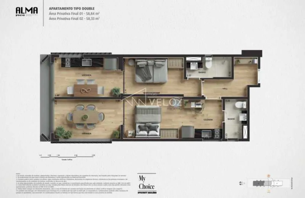 Apartamento, 1 quarto, 196 m² - Foto 3