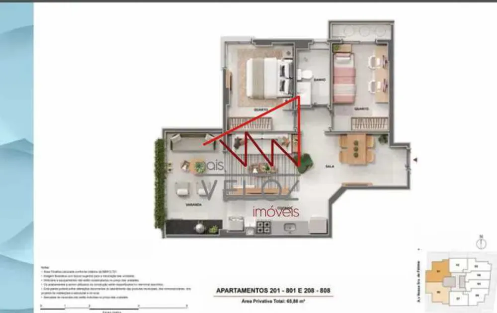 Apartamento, 1 quarto, 34 m² - Foto 14