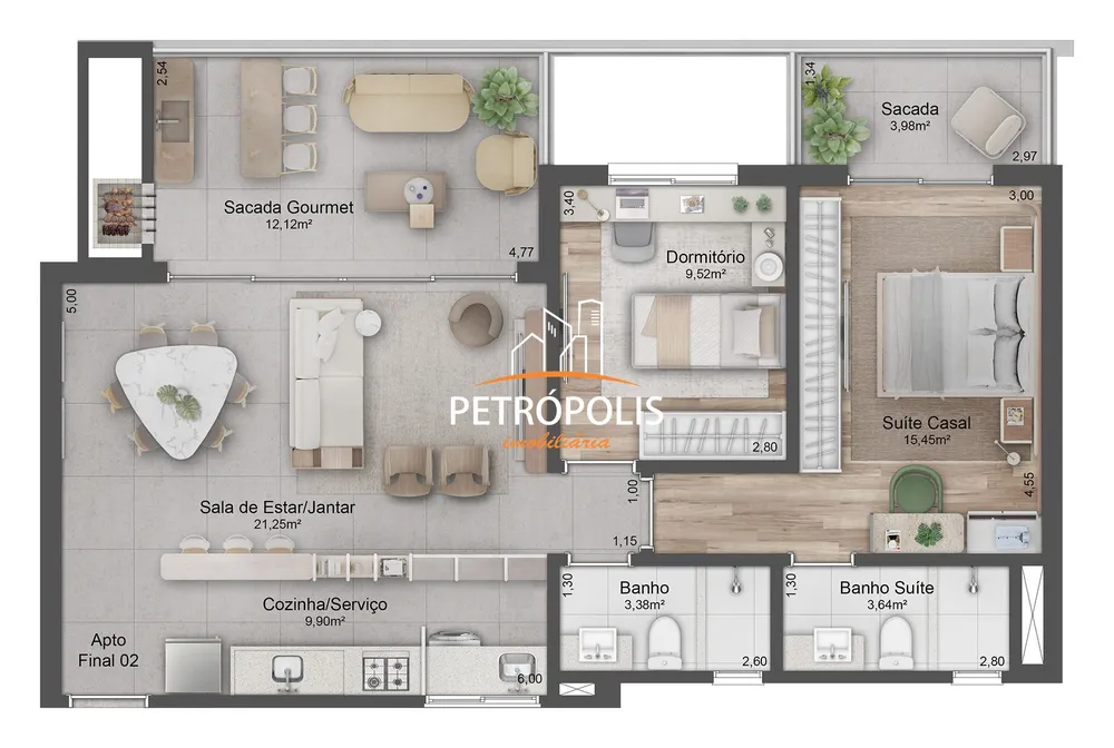 Apartamento, 2 quartos, 87 m² - Foto 12