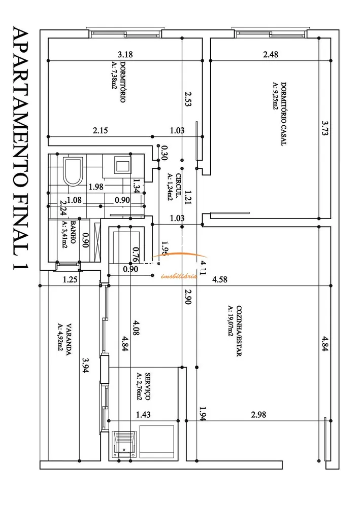 Apartamento, 2 quartos, 56 m² - Foto 4