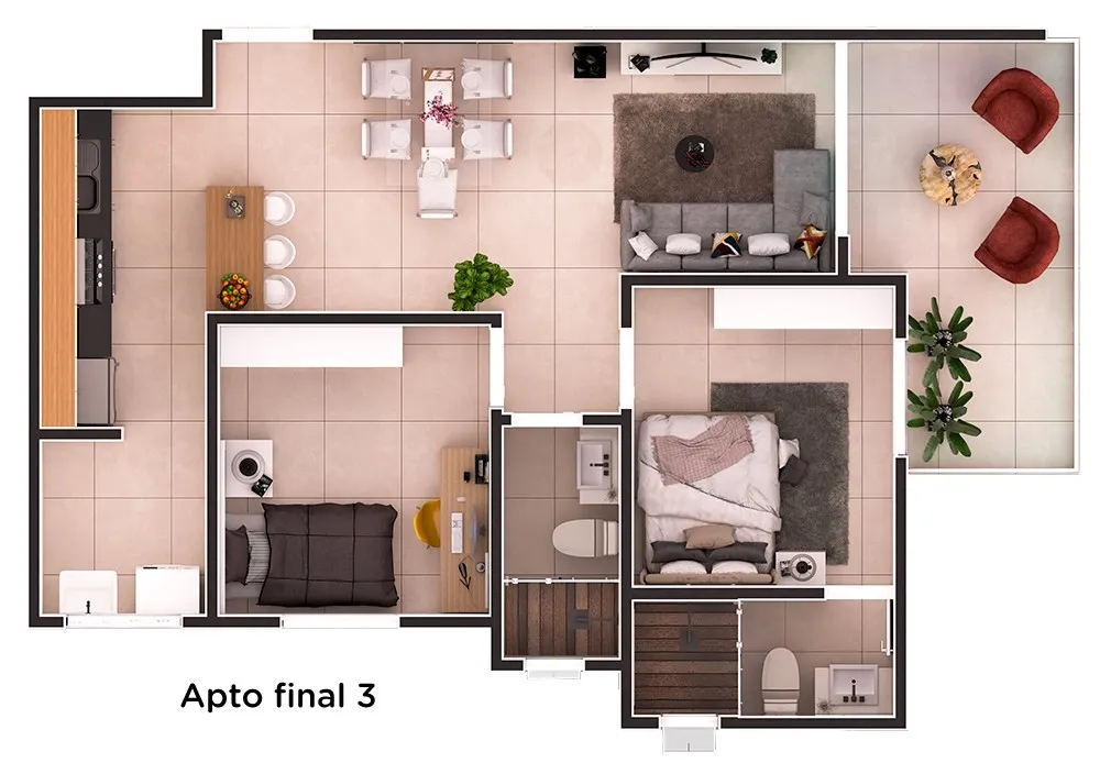 Apartamento, 2 quartos, 67 m² - Foto 10