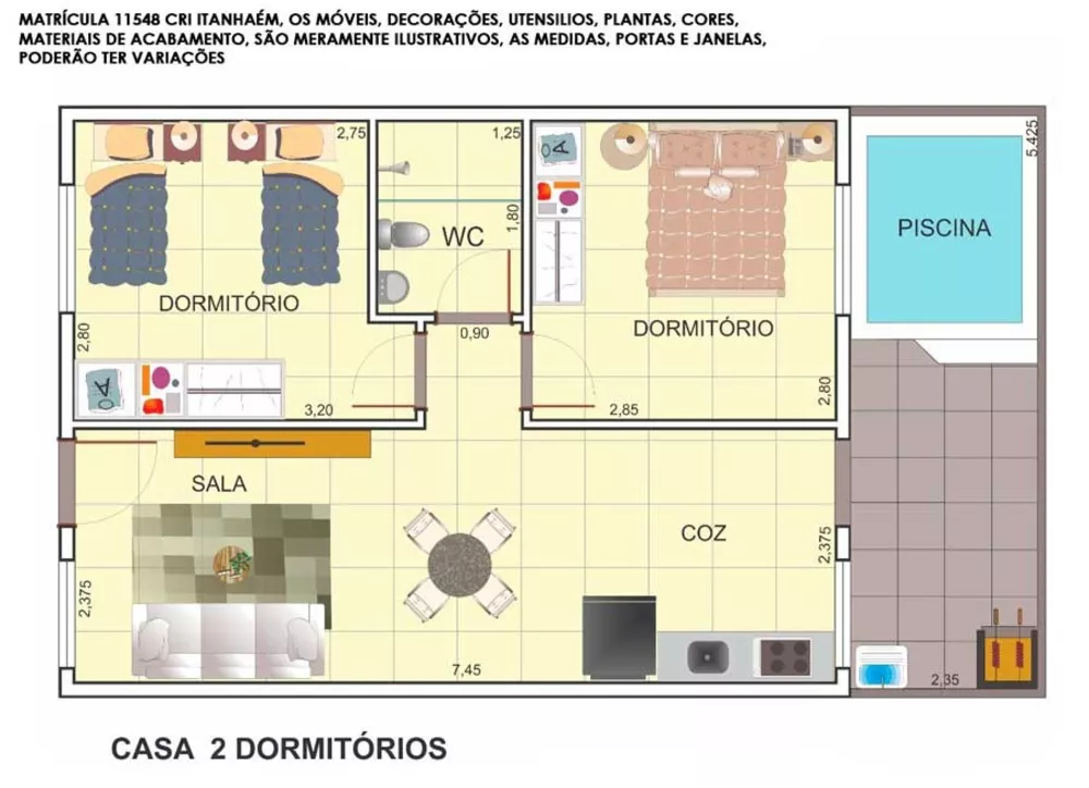 Casa à venda com 1 quarto, 48m² - Foto 3