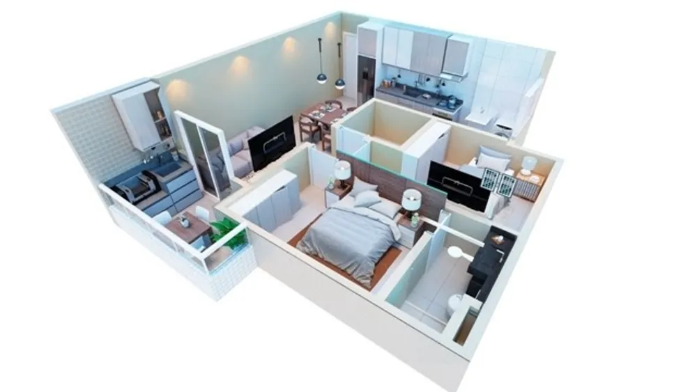Apartamento, 2 quartos, 54 m² - Foto 9