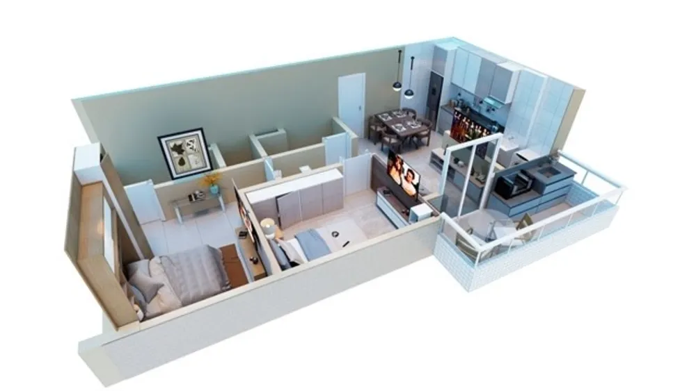 Apartamento, 2 quartos, 54 m² - Foto 6