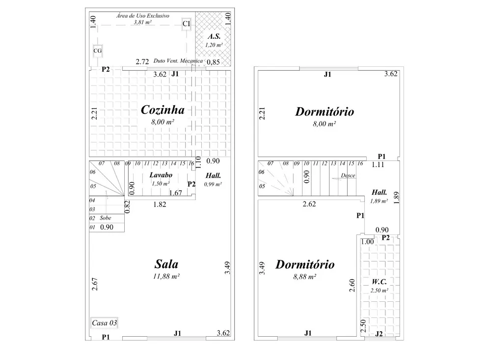Casa de Condomínio, 2 quartos - Foto 10