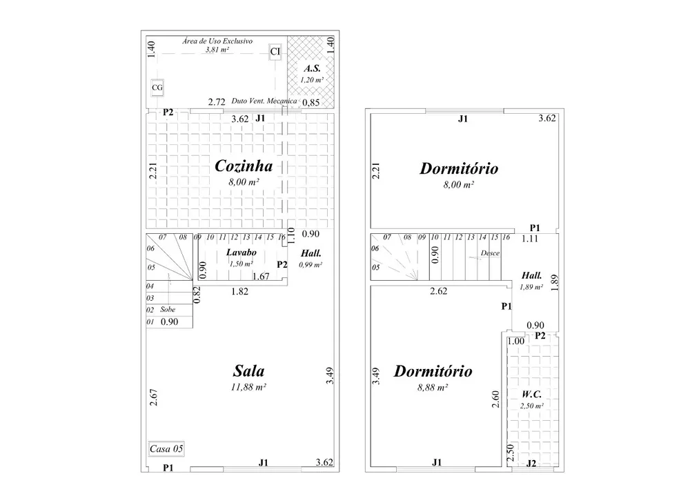 Casa de Condomínio, 2 quartos - Foto 9
