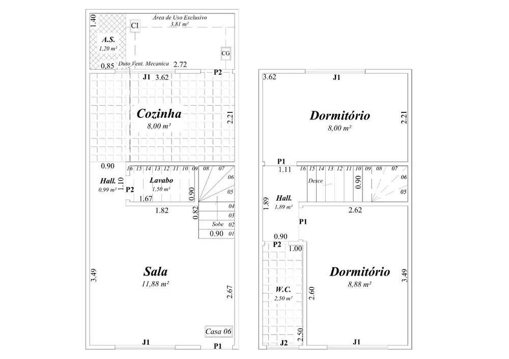 Casa de Condomínio, 2 quartos - Foto 7