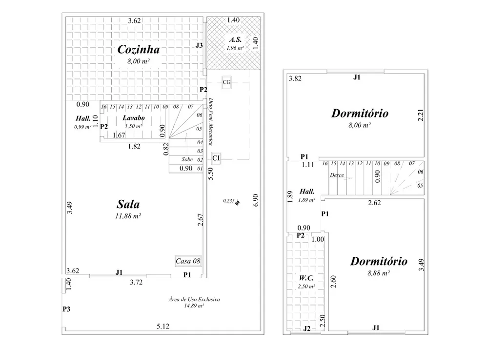 Casa de Condomínio, 2 quartos - Foto 4