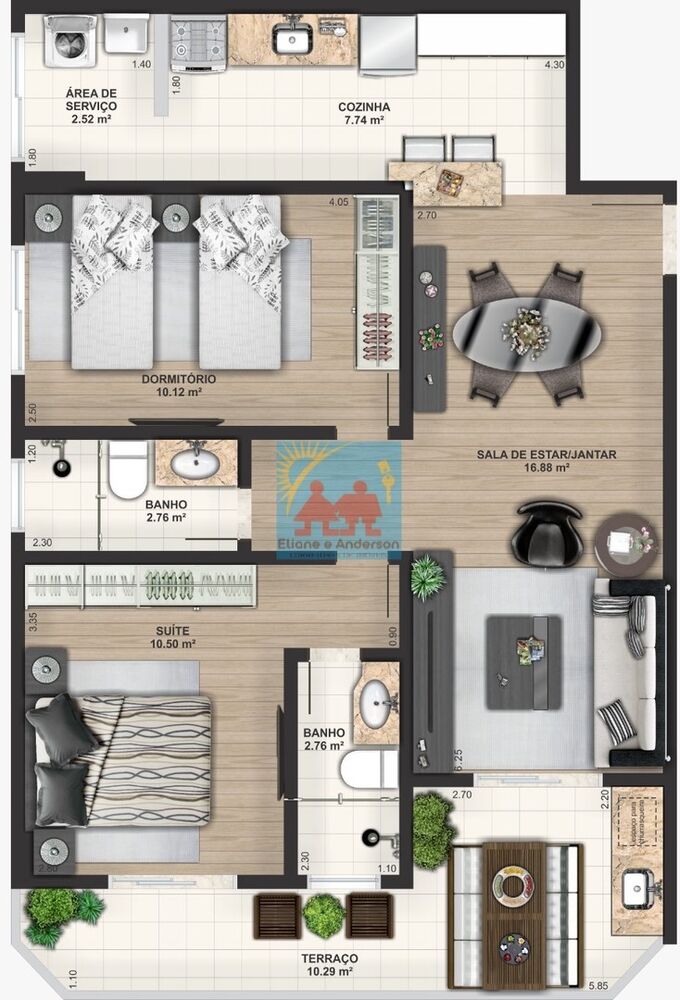 Apartamento, 2 quartos, 71 m² - Foto 6