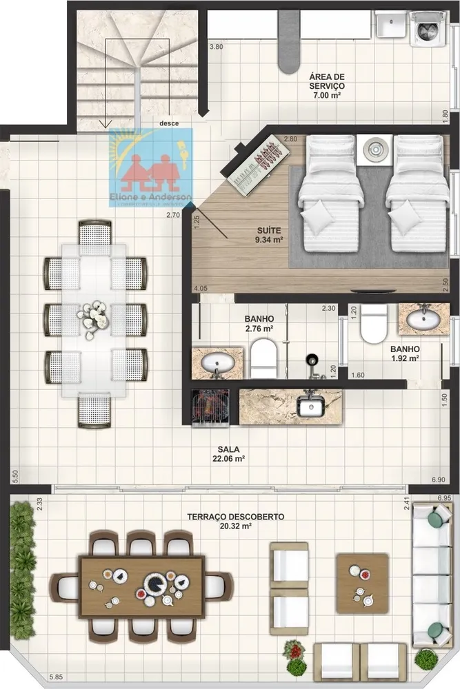 Apartamento, 2 quartos, 71 m² - Foto 13