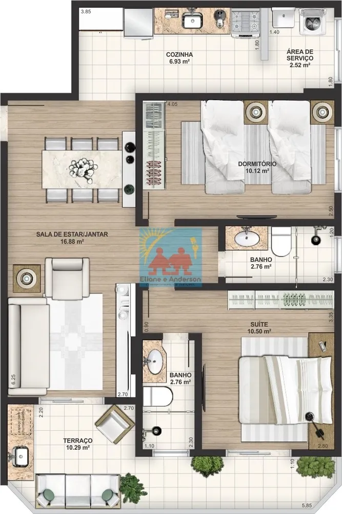 Apartamento, 2 quartos, 71 m² - Foto 11