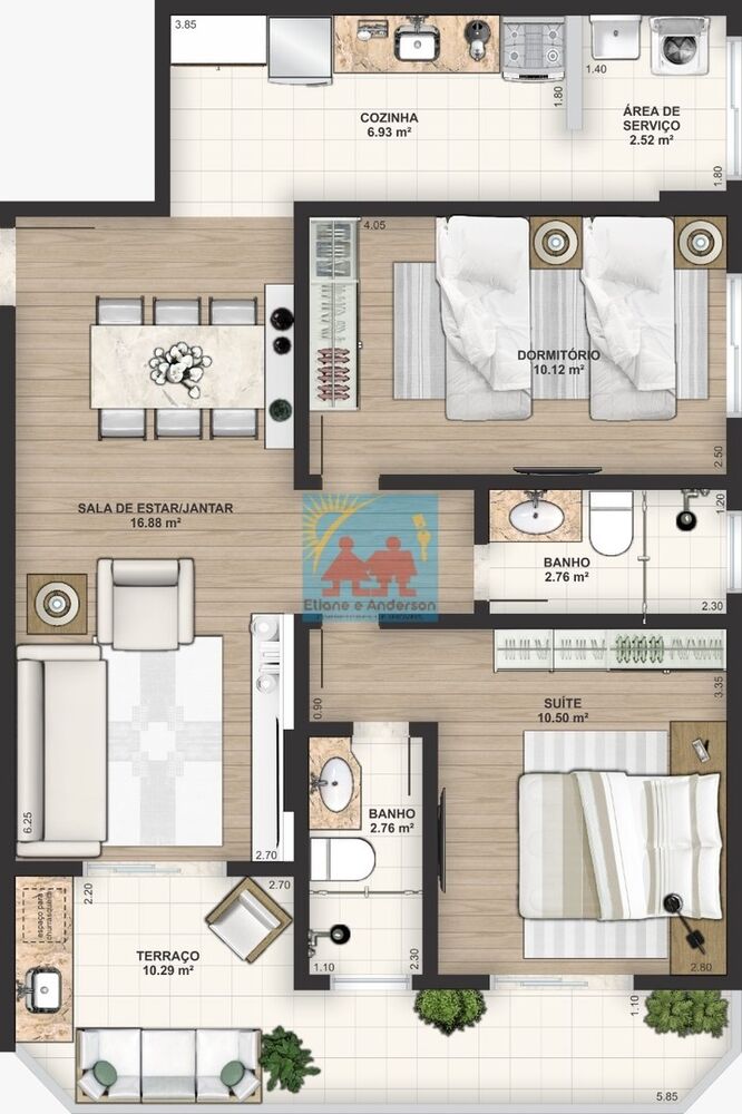 Apartamento, 2 quartos, 71 m² - Foto 3