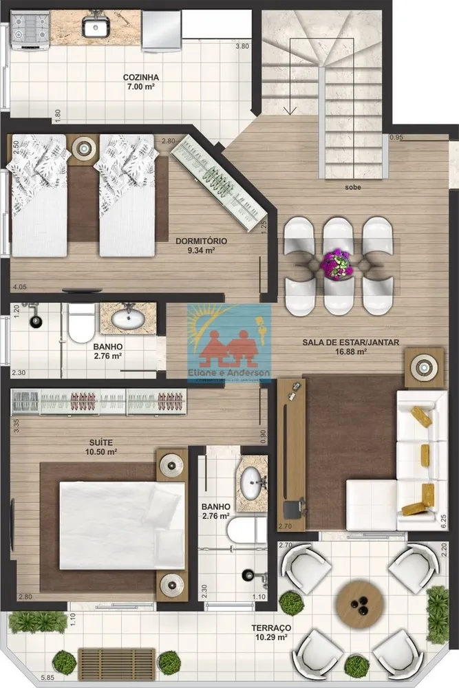 Apartamento, 2 quartos, 71 m² - Foto 8