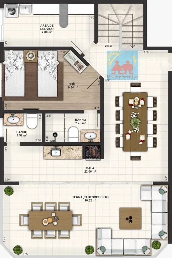 Apartamento, 2 quartos, 71 m² - Foto 22