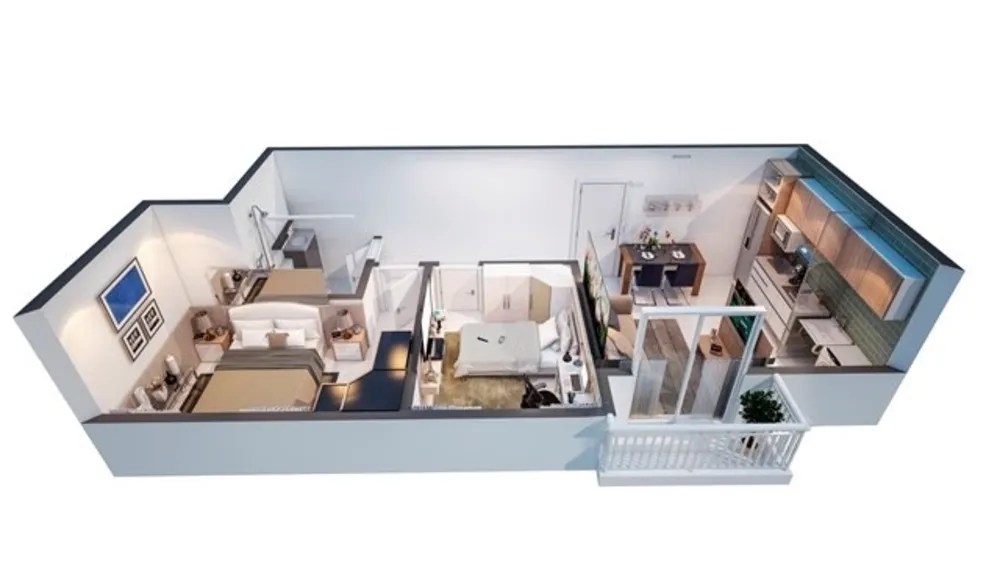 Apartamento, 2 quartos, 46 m² - Foto 11