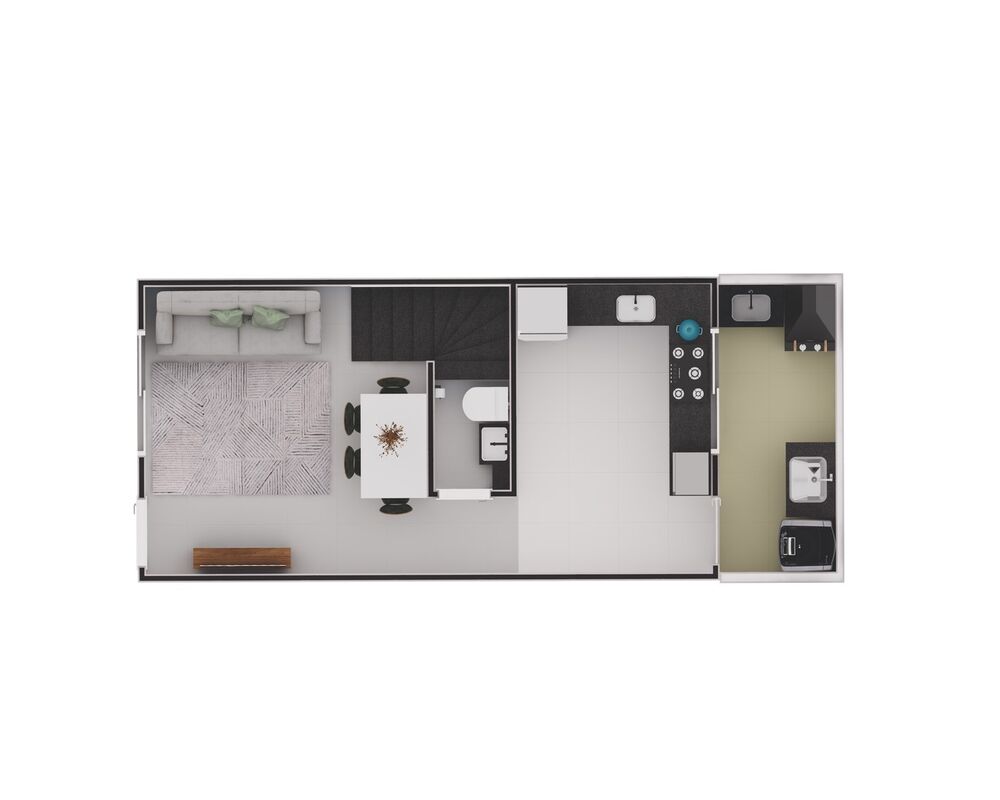 Casa, 2 quartos, 43 m² - Foto 5