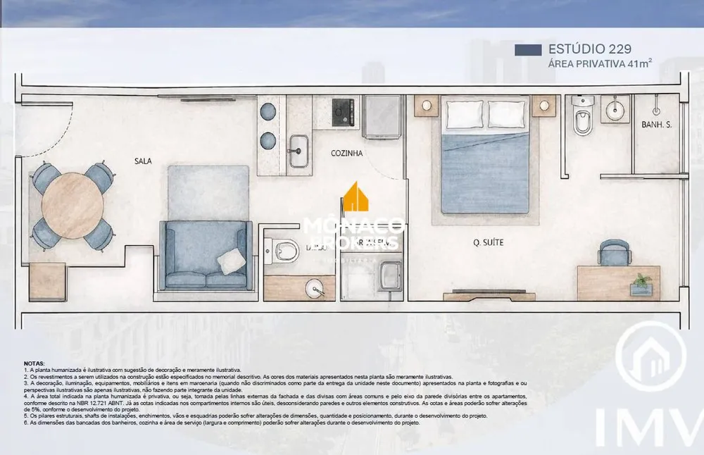 Apartamento, 1 quarto, 41 m² - Foto 47