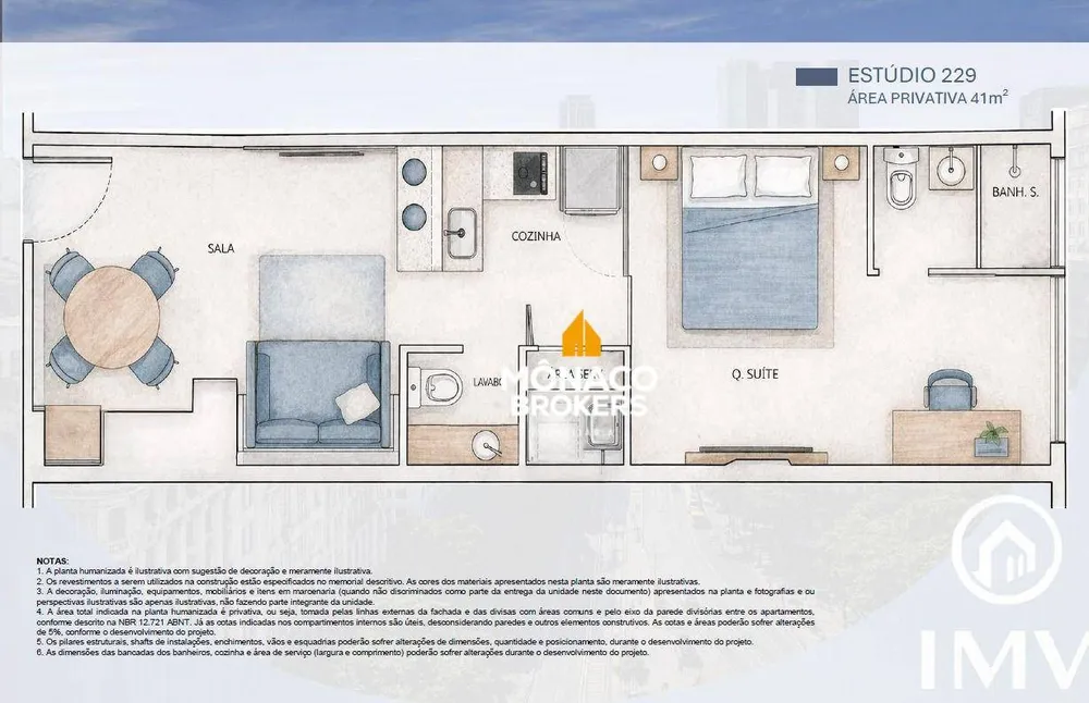 Apartamento, 1 quarto, 41 m² - Foto 12