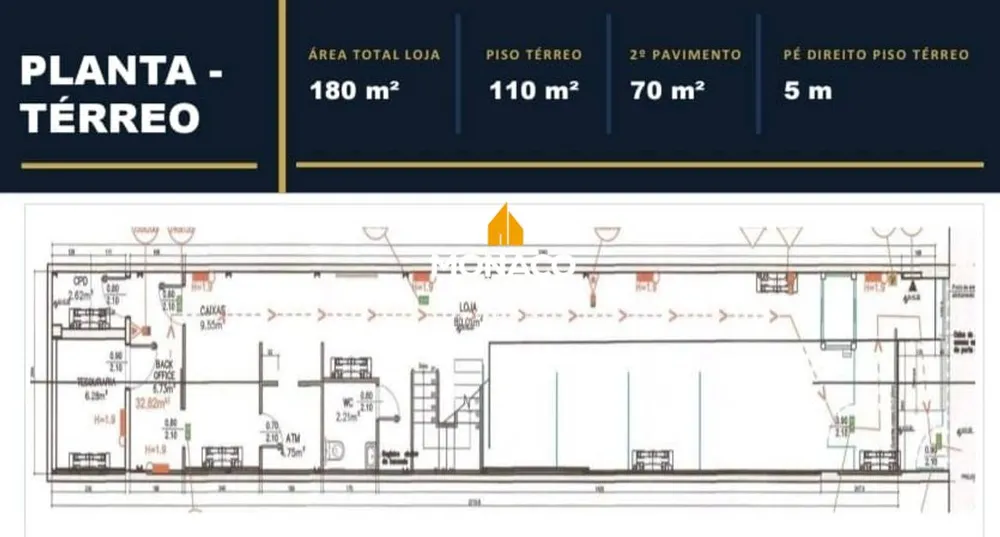 Loja-Salão, 160 m² - Foto 4