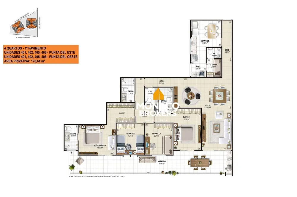 Apartamento, 4 quartos, 180 m² - Foto 34