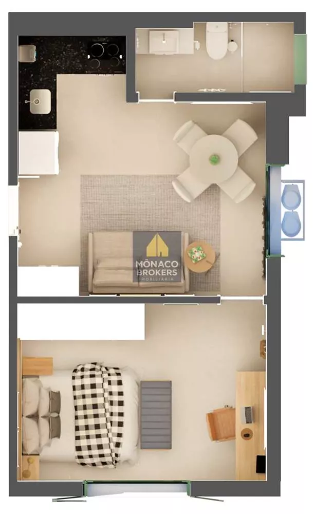Apartamento, 1 quarto, 35 m² - Foto 22