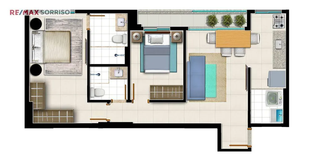 Apartamento, 2 quartos, 63 m² - Foto 1