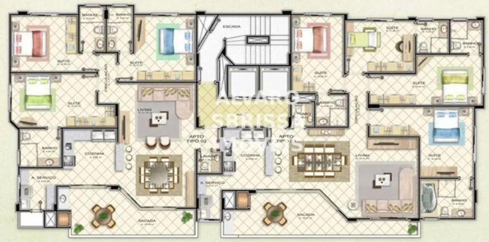 Apartamento, 4 quartos, 162 m² - Foto 1