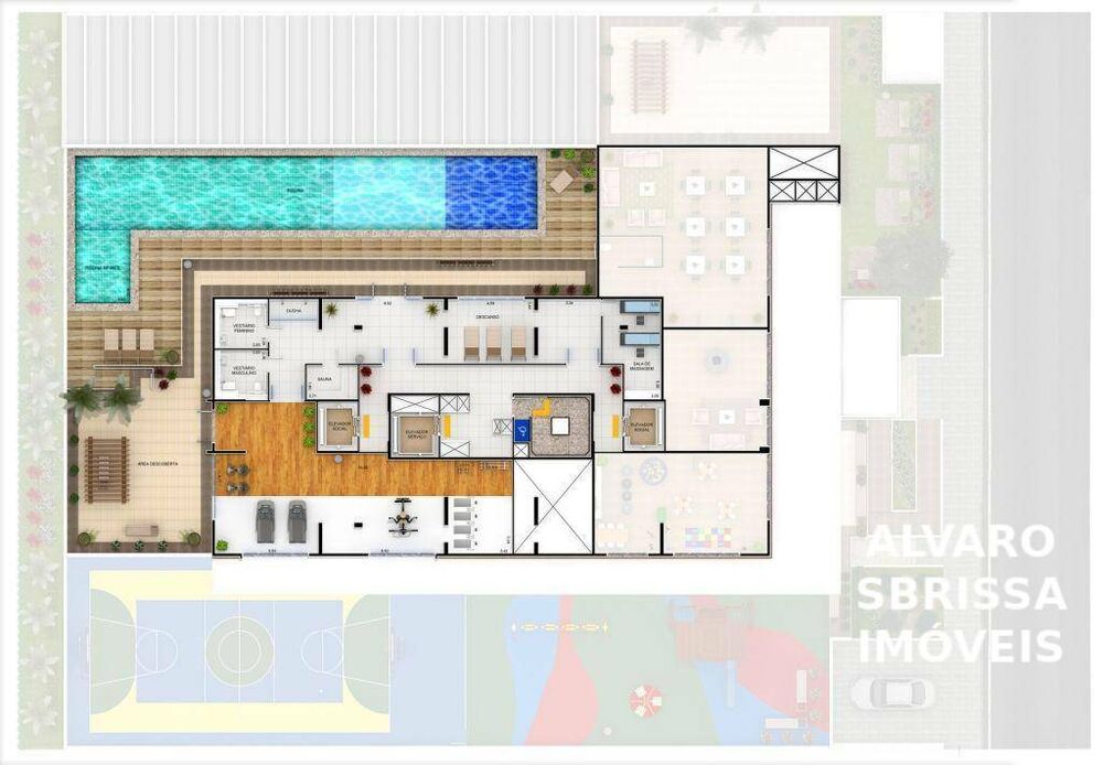 Apartamento à venda com 3 quartos, 150m² - Foto 3