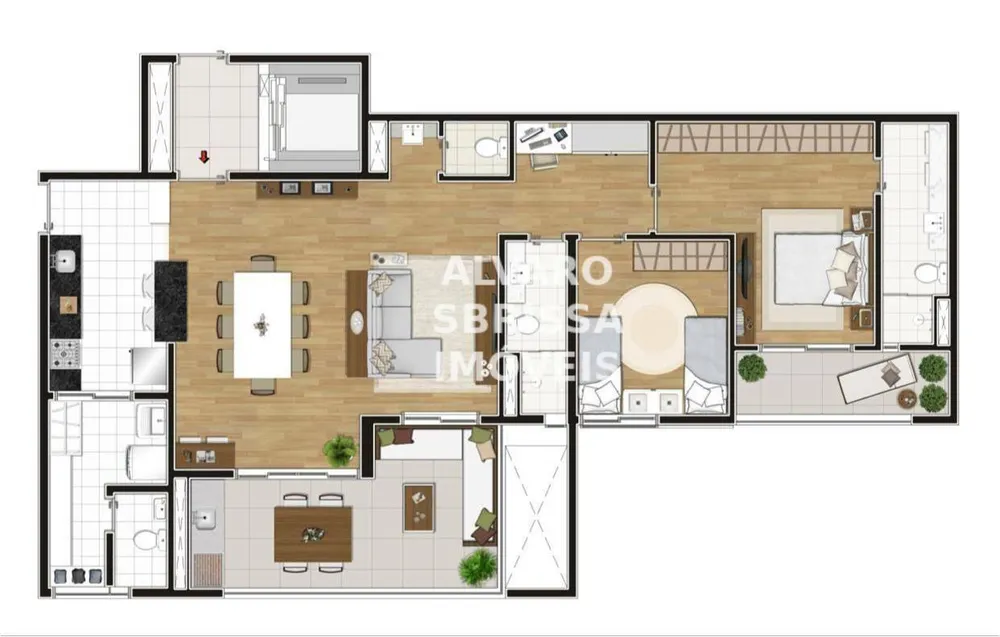 Apartamento, 2 quartos, 130 m² - Foto 12