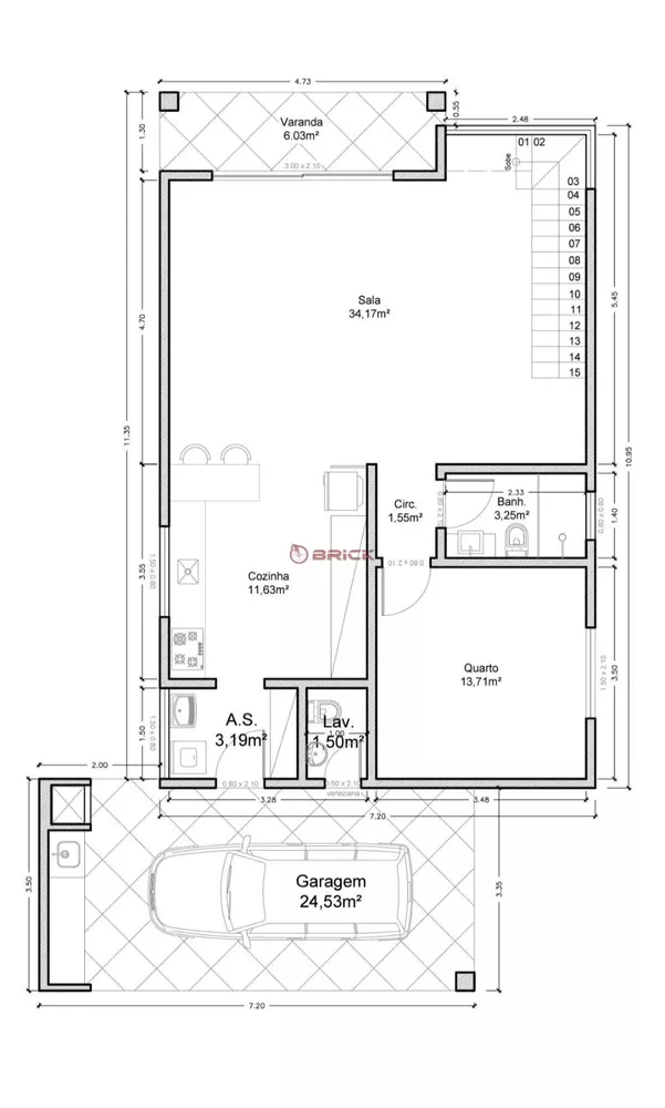 Casa à venda com 3 quartos, 182m² - Foto 6