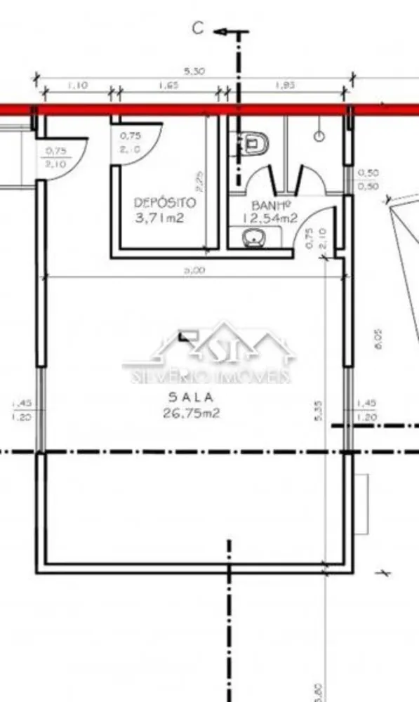 Depósito-Galpão, 535 m² - Foto 7