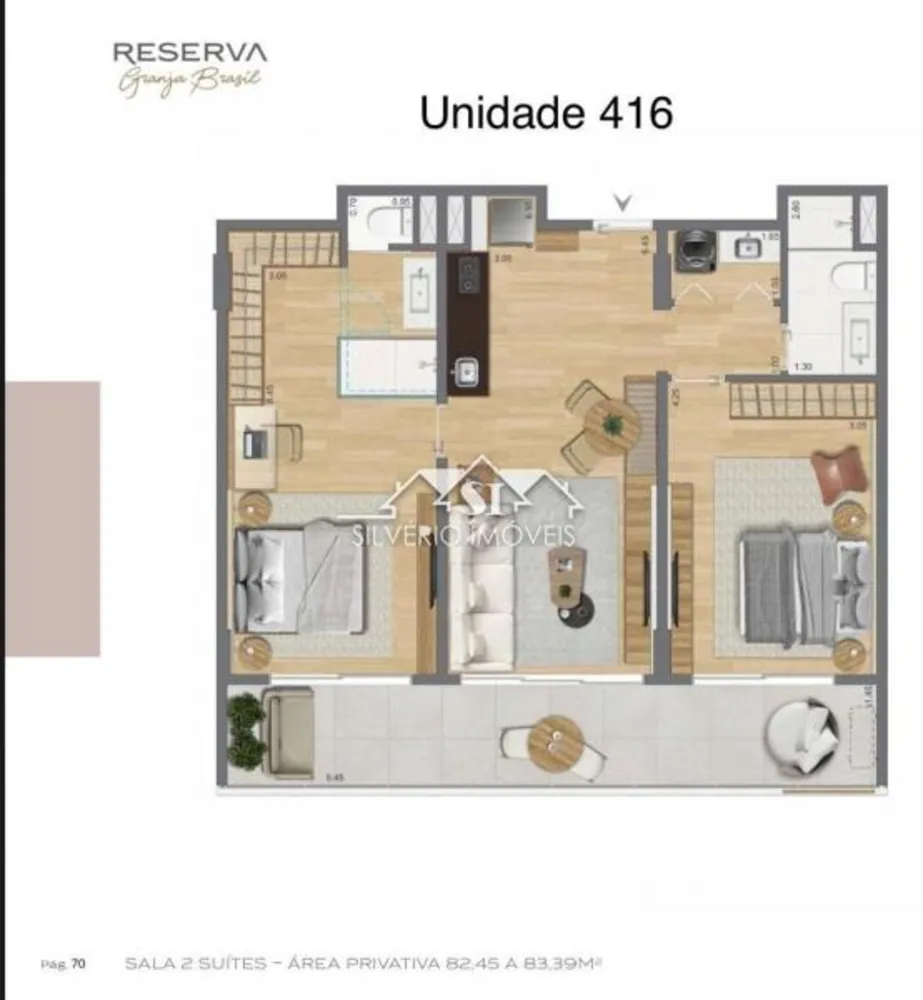 Apartamento, 3 quartos, 110 m² - Foto 1